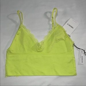 Forever 21 Lingerie Seamless Back Lace Bralette